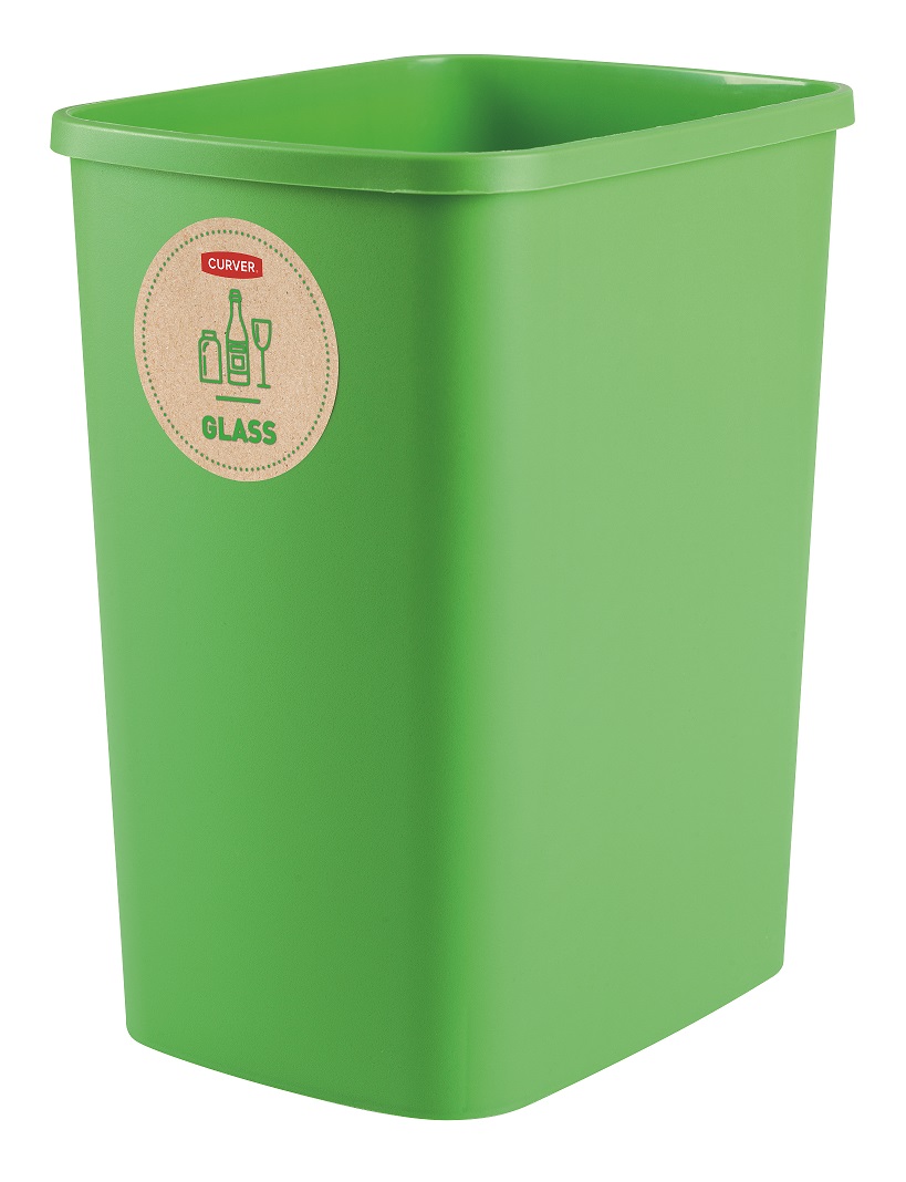 Atkritumu spaiņu bez vāka komplekts Deco Flip Bin 3x25L zils/zaļš/dzeltens (0802174999)