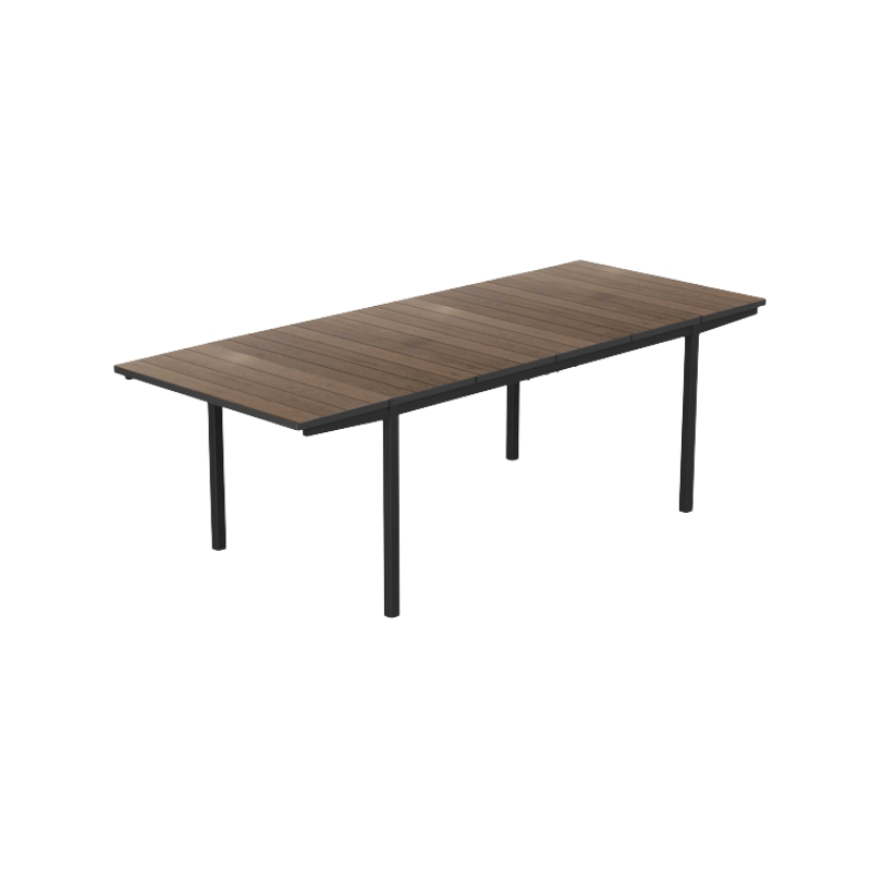 Садовый стол-трансформер Deco Porto Nova Extendable 160-240, цвет орех/черный (29214881J55)