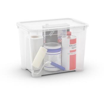 Коробка с крышкой T Box S 20L 26,5x38x28,5см прозрачная (0800696001)