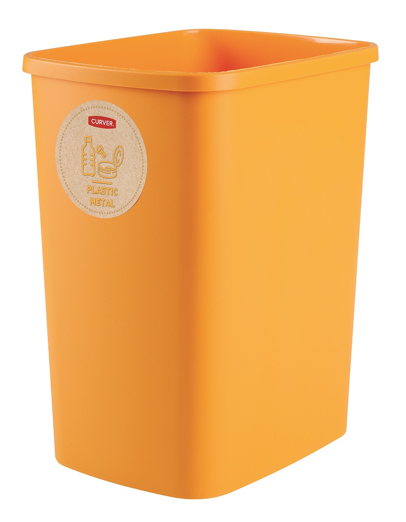 Atkritumu spaiņu bez vāka komplekts Deco Flip Bin 3x25L zils/zaļš/dzeltens (0802174999)