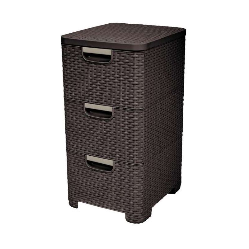 Комод с 3 ящиками Style 33x38x60cм темно-коричневая (0806604210)