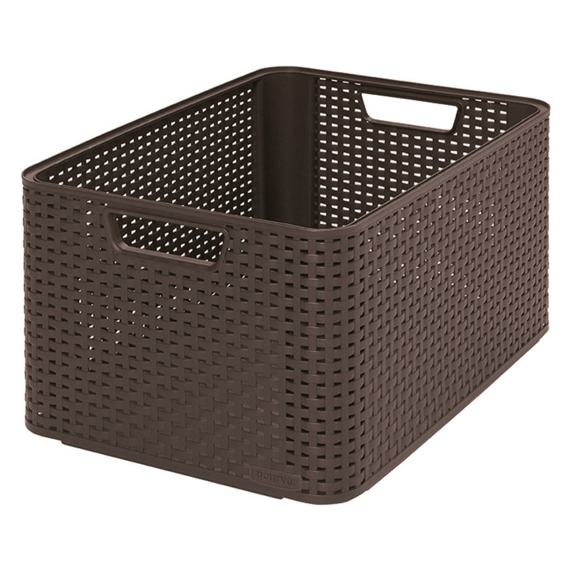 Коробка Style L 43,6x32,6x23cм темно-коричневая (0803616210)