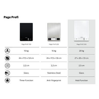 Электронные кухонные весы Page Profi 300 (1061507)