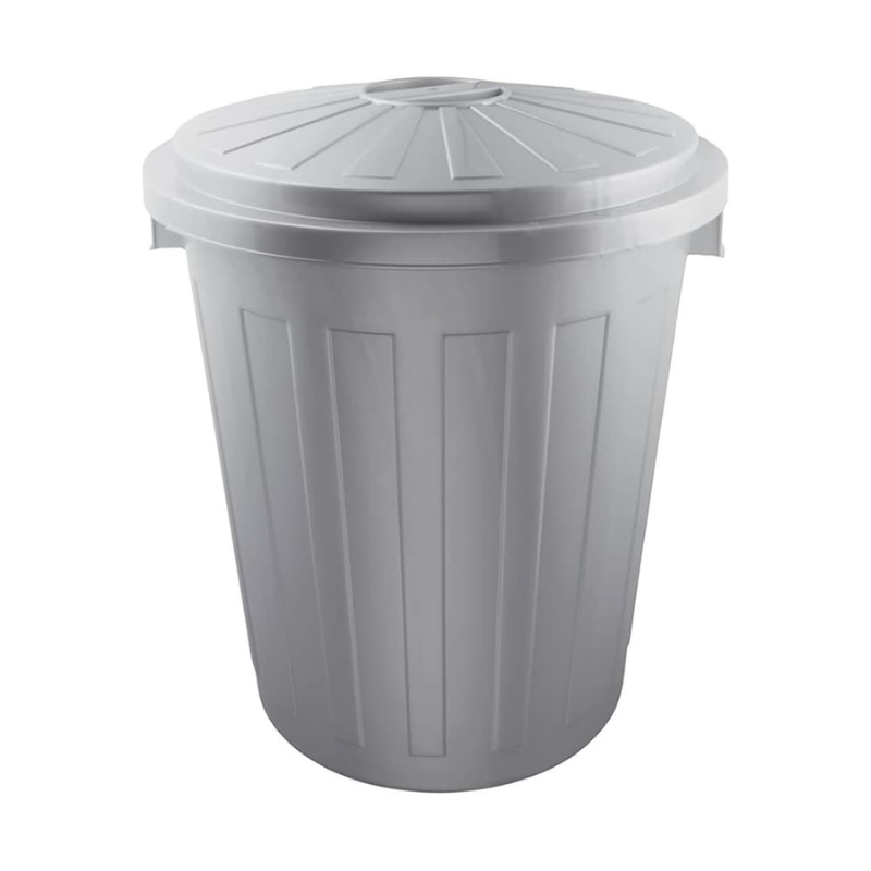 Atkritumu tvertne Mats 50L Maxi Ø50x55cm sudraba krāsā (0610214160)