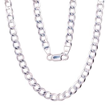 Sudraba ķēdīte Kartjē 4.5 mm #2400065, Sudrabs 925°. Izmērs: 70. Svars: 13.7