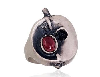 Sudraba gredzens #2101701(Matt+POx-MattBk)_GRCAB, Sudrabs 925°, oksids (pārklājums),. Izmērs: 18. Svars: 6.8