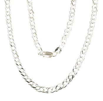 Sudraba ķēdīte Rombs 4 mm , dimantu apstrādājums #2400098, Sudrabs 925°. Izmērs: 70. Svars: 14.7