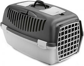 Stefanplast GULLIVER 3 транспортировочный бокс с пластиковой дверцей (серый) (97366)