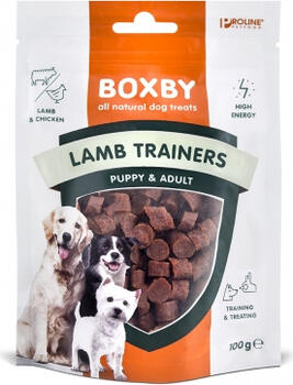 BOXBY LAMB TRAINERS PUPPY ? ADULT 100п - дополнительный корм с ягненком и курицей для щенков от 3 месяцев и взрослых собак. (8511011030)