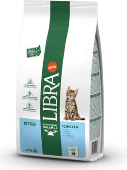 LIBRA CAT KITTEN 1,5KG - КAĶĒNIEM NO 2 LĪDZ 12 MENEŠIEM (VISTA UN RĪSI) (920308)
