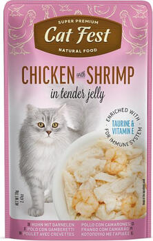 CatFest Курица с креветками в желе 70g (79218046)