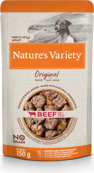 NV Dog Original Mini Beef 0.150 kg - Konservi ar liellopu pieaugušiem suņiem (8gb) (927188)