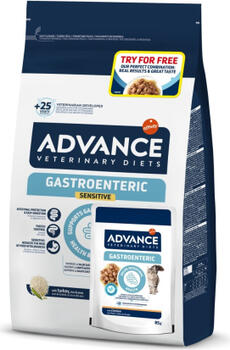 ADVANCE VETERINARY DIETS CAT GASTRO SENSITIVE 1.5 kg + 1WET (969203)