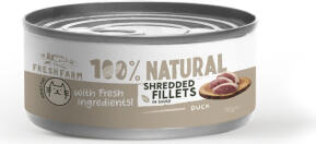 Prefera PF Fresh Farm CAT Shredded fillets in sauce with duck and chicken 70 gr (FF5103)