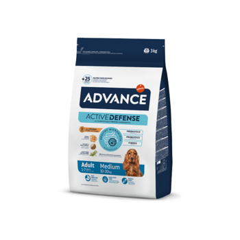 ADVANCE DOG MEDIUM ADULT 3,0KG - ДЛЯ СОБАК СРЕДНИХ ПОРОД (КУРИЦА С РИСОМ) (508319)