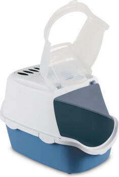 Stefanplast Kaķu tualete CATHY Easy Clean (balts/nord.zils) (99702)