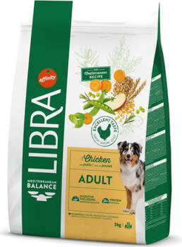 LIBRA DOG ADULT CHICKEN 3KG - ДЛЯ ВЗРОСЛЫХ СОБАК СРЕДНИХ И КРУПНЫХ ПОРОД. С КУРИЦЕЙ (500489)