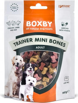 BOXBY DOG TRAINER MINI BONES 140g - МИНИ КУСОЧКИ ДЛЯ ВЗРОСЛЫХ СОБАК (8114002352)
