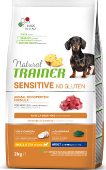 NT SENSITIVE NO GLUTEN ADULT MINI LAMB 2КГ - БЕЗГЛЮТЕНОВЫЙ СУХОЙ КОРМ С ЯГНЕНКОМ ДЛЯ ВЗРОСЛЫХ СОБАК МЕЛКИХ ПОРОД (925240)