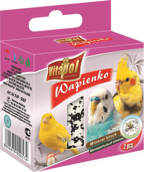 MINERAL BLOCK with nigella seeds for birds 35g - Vitapol minerālakmens ar melno ķimeņi putniem (ZVP-2057)