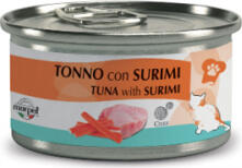 Marpet Chef 80gr Cat Tuna with Surimi - влажный дополнительный корм для взрослых кошек, консервы из тунца и сурими. (GN23/080)