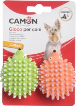 Camon Игрушка для собак - Ежик из латекса, 10см 2шт. (AH2002)