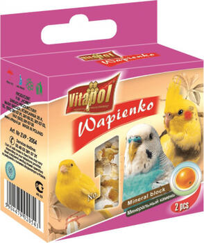MINERAL BLOCK orange for birds 35g - Vitapol minerālakmens ar apelsīniem (ZVP-2054)