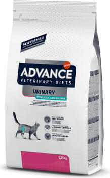 ADVANCE VETERINARY DIETS CAT URINARY LOW CALORIES 1.25KG - ДЛЯ КОШЕК ДЛЯ ЗДОРОВЬЯ МОЧЕВЫВОДЯЩИХ ПУТЕЙ И КОНТРОЛЯ ВЕСА (923984)