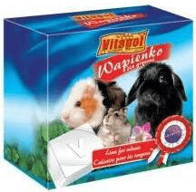 MINERAL BLOCK with dandelion for rodents and rabbit 1pc 40g - Vitapol minerālu akmens ar pienenēm (ZVP-1062)