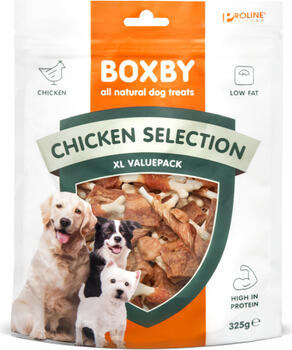 Boxby Chicken Selection Mix 325g - Лакомства с курицей для взрослых собак (с 3-месячного возраста) (8511021738)