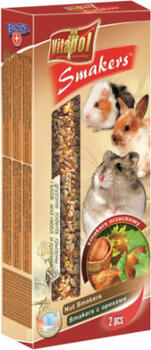 STANDARD Smakers nut for rodents and rabbit 2pcs 90g - Vitapol nūjiņas ar riekstiem grauzējiem (ZVP-1106)