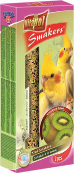 STANDARD Smakers kiwi for cockatiel 2pcs 90g - Vitapol nūjiņas ar kivi vidējiem papagaiļiem. (ZVP-2209)