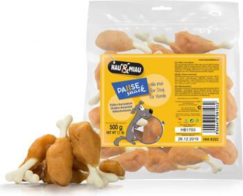 HAU&MIAU chicken drumsticks 500g - Кальциевые ножки с курицей (HM-8103)