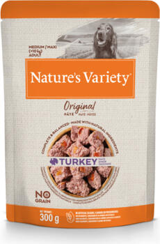 Nature's Variety Dog Original Medium Turkey 300g - Konservi ar tītaru pieaugušiem suņiem (927296)