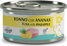 Marpet Chef 80gr Cat Tuna with Ananas - влажный дополнительный корм для взрослых кошек, консервы из тунца и ананаса. (GN25/080)