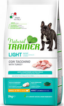 NT DOG ADULT WEIGHT CARE SMALL&TOY TURKEY 2KG - Для поддержания здорового веса собакам маленьких и миниатюрных пород с индейкой (925266)