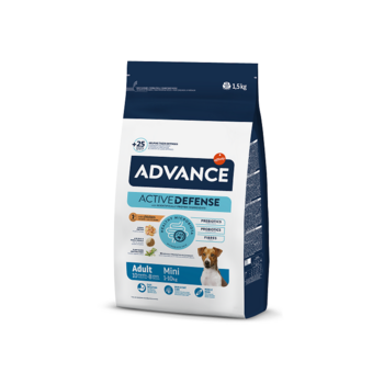 ADVANCE DOG MINI ADULT 1.5KG - PIEAUGUŠIEM MAZO ŠĶIRŅU SUŅIEM (VISTA UN RĪSI) (923522)