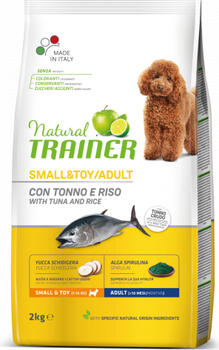 NT DOG REGULAR MINI SMALL&TOY ADULT TUNA&RICE 2KG - Полноценный корм с тунцом и рисом для взрослых собак мелких и карликовых пород. (940017)