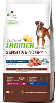 NT DOG SENSITIVE NO GRAIN ADULT MEDIUM/MAXI TROUT 12 KG - Безглютеновый корм с форелью для взрослых собак средних и больших пород (927778)