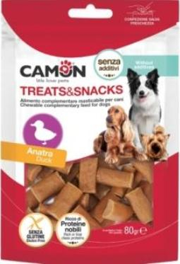Camon Gardums suņiem - pīles gaļas gabaliņi 80g (AE502)