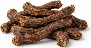 HAU & MIAU dog treat - duck necks 500 gr - дополнительная добавка к корму для собак, сушеные утиные шейки. (HM-8238)