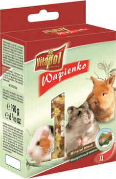 MINERAL BLOCK XL vegetable for rodents and rabbit 1pc 190g - Vitapol минеральный блок с овощами для грызунов (ZVP-1069)