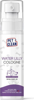 Pet Clean Pet Cologne Water Lilly 100ml — парфюмированная вода для домашних животных, специально разработанная с успокаивающим и освежающим ароматом кувшинок. (PCPCL100)