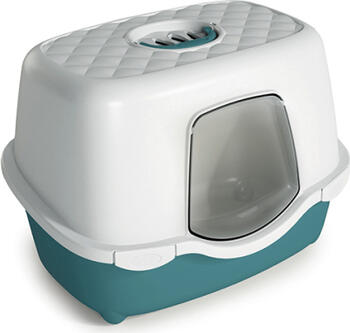 Stefanplast Kaķu tualete TRES CHIC Indoor (balts/angļu zaļš) (99201)