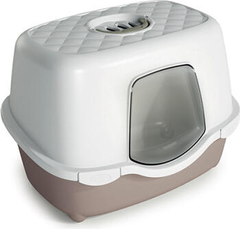 Stefanplast Туалет для кошек TRES CHIC Indoor (белый /пудрово-коричневый) (99200)
