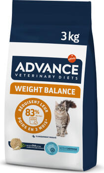 ADVANCE VETERINARY DIETS CAT WEIGHT BALANCE 3 KG - ДЛЯ КОШЕК ДЛЯ КОНТРОЛЯ ВЕСА (923938)