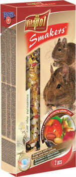 STANDARD Smakers with nuts, fruits and rose petals for degu 2pcs 90g - Vitapol палочки с фруктами, орехами и розовыми лепестками для дегу. (ZVP-1705)