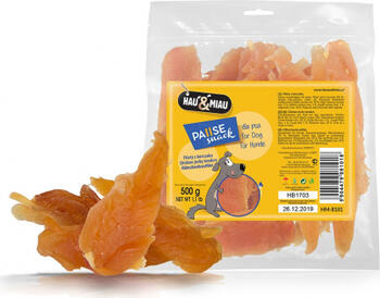 HAU&MIAU chicken jerky tenders 500g - Куриное филе (HM-8101)