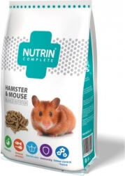 NUTRIN Complete - Hamster & mouse 400gr - ПОЛНОЦЕННЫЙ ЭКСТРУДИРОВАННЫЙ КОРМ ДЛЯ ХОМЯКОВ И МЫШЕК, 400gr (403001)