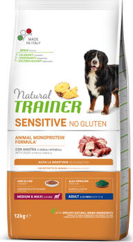 NT SENSITIVE NO GLUTEN ADULT DUCK 12KG - БЕЗГЛЮТЕНОВЫЙ СУХОЙ КОРМ С УТКОЙ ДЛЯ ВЗРОСЛЫХ СОБАК СРЕДНИХ И БОЛЬШИХ ПОРОД (925252)